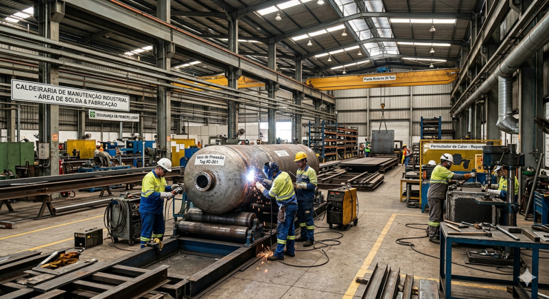 Caldeiraria de Manutenção Industrial: Guia Completo para Preservar e Otimizar Equipamentos Industriais